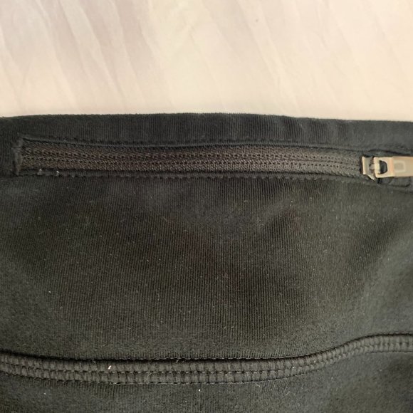 Nike Running Leggings Zipper Key Pocket Yoga Waistband Drawstring Women’s Size S - Picture 5 of 16